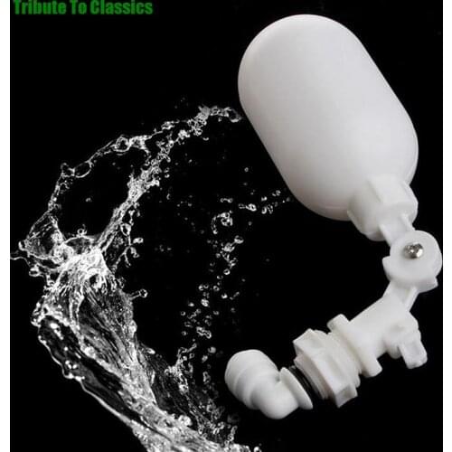 Water Tank 1/2'' 3/4'' Inch Plastic Adjustable Auto Fill Float Ball Valve Water Control Switch For Water Tower White Color