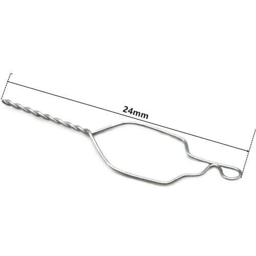 200Pcs Dental Orthodontic Twisted Kobayashi Ligature Wires For Bracket 012 Short Weld