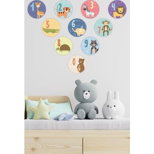 Наклейки с животными на стену Tilki Dünyası China At AliExpress