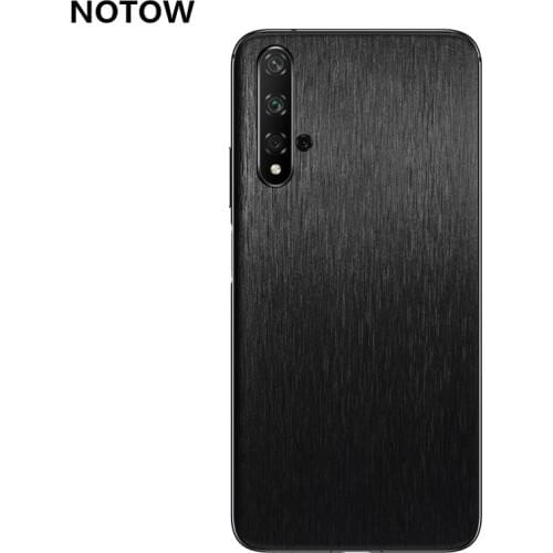 NOTOW fashion Wire drawing sticker skins protective film wrap skin mobile back protective case for Huawei Honor 20/20pro/20I