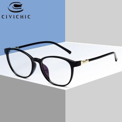 Chic Women Glasses Retro Myopia Optical Eyewear Frame Flat Eyeglasses Brand Design Lunette De Vue HD Lens Cateye Lunettes COG65