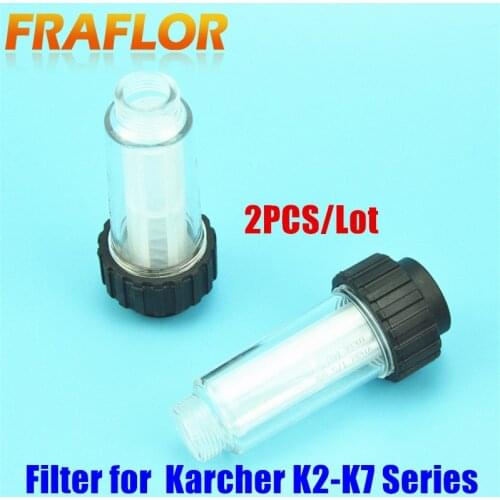 2pcs/lot Free shipping! High Quality Water Filters Karcher Compatible For Lavor Elitech Champion Nilfisk High Pressure Washer