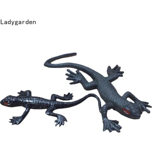 50PCS Simulation Gecko Lifelike Gecko Prank Kid Holloween Funny Trick Joke Toy Home Decoration Accessories April Fools Day Toy