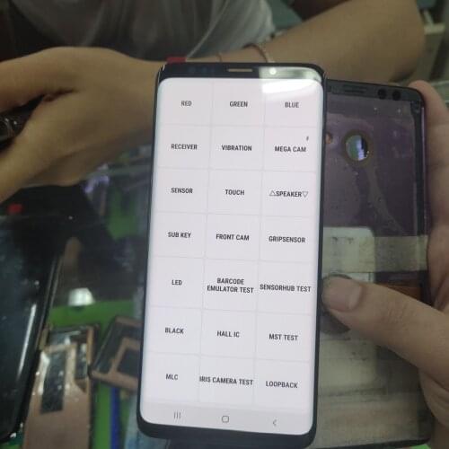 Dead pixels For Samsung Galaxy S9+ G965F G965W Touch Screen Digitizer LCD Display Small crush point