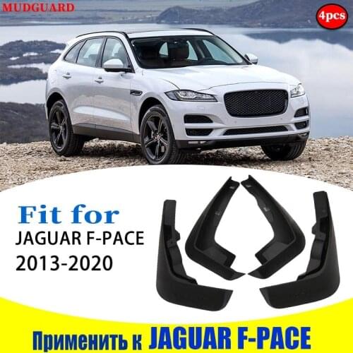 FOR JAGUAR F-PACE FPACE Mudguards Fender Mud Flap Guard splash Mudflaps car accessories auto styline Front Rear 4pcs 2013-2020