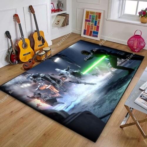 Disney Star Wars Mat Mandalorian Yoda Baby Door Carpet Rugs Bedroom Dining Living Room Boys Children Adult Playmat Blanket Gift