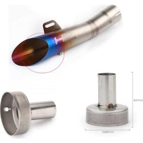 Motorcycle Exhaust Muffler Insert DB Killer Noise Eliminator Pipe Rear Tail Throat Liner Moto Silencieux Tube 67X60mm