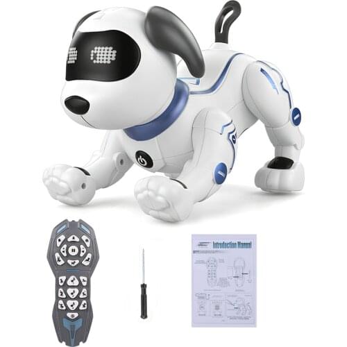 LE NENG TOYS K16A Electronic Pets Robot Dog Stunt Dog Intelligent Dog Touch-sense Music Song Toy for Kid Birthday Christmas Gift