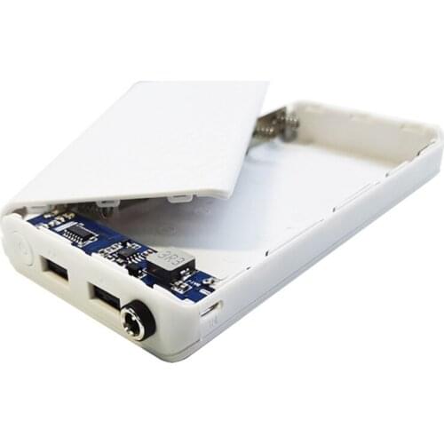 40JB Non-removable DC Output 9V/12V Dual USB Output DIY 7x18650 Power Bank Shell Battery Case Charging Box