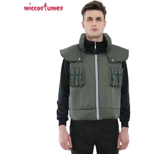 Naruto Cosplay Costume Kakashi Hatake Konoha Jounin Vest