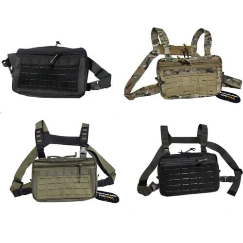 500D tc0185 portable belly pocket chest hanging bag front chest bag modeling chest bag accessory bag