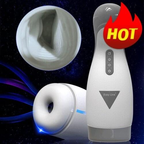 Sex toys for men Real Sucking Masturbator male Blowjob Masturbators with Strong Suction Powerful vibrating Masturbation