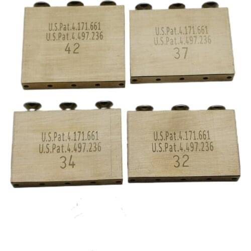 Tremolo System Base Guitar Parts For FR Series Double Rocking Bridge Upgrade To Use Guitar Bridge Base Brass