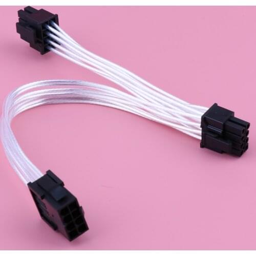 PCIe 8 Pin to 2 x PCIe 8 Pin (6+2) Motherboard Graphics Video Card PCI-e Express Power Adapter GPU Y-splitter Extension Cable