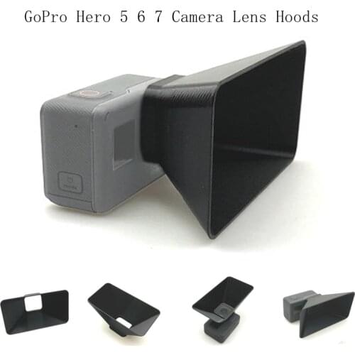 GoPro Hero 5 6 7 Camera Lens Hoods Anti Glare Lens Sun Shade Cover Light Flares Protection Shield Gimbal Protecto Accessories