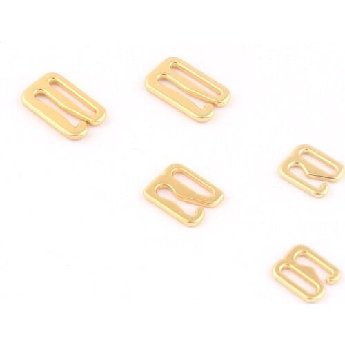 7mm-12mm Gold metal Slider Adjuster G Hooks Detachable Buckle making Camisole Lingerie Swimwear Bra Strap Clothing accessories