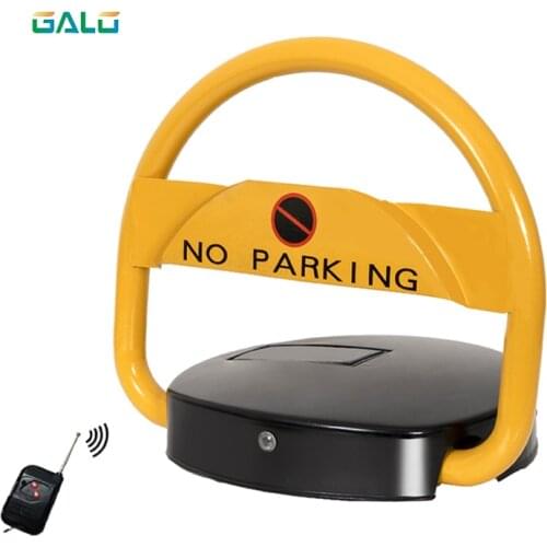 2 Remote Control Car Parking Barrier Bollard Lock Solar system Parking Lock(12V7A battery not included)