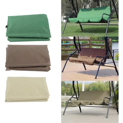 All-Purpose Covers Courtyard Garden Swing Hammock 3-Seat Cushion Cover Waterproof Fabric Protection Cushion 150 x 50 x 10cm