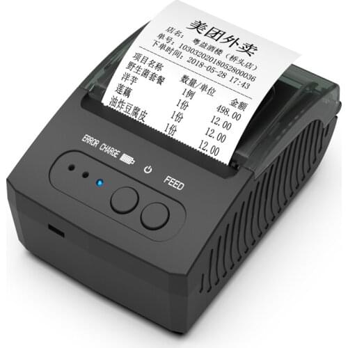 58mm thermal receipt printer high performance printer mini portable printer bluetooth printer for supermarket store