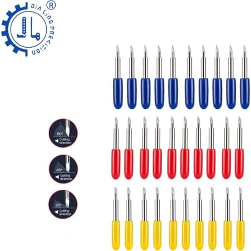 6pcs 45 Degree For Roland Cutting Plotter Blade High hardness Tungsten Carbide Vinyl Cutter Knife blade machine tool