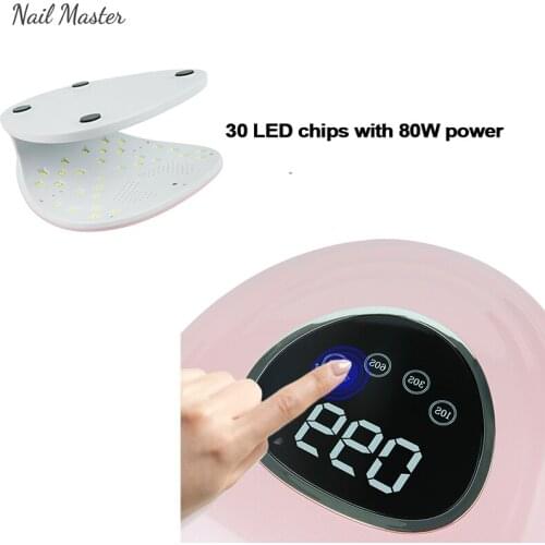 60W Nail Dryer LED Nail Lamp UV Lamp for Curing All Gel Nail Polish With Motion Sensing Manicure Pedicure Salon Tool