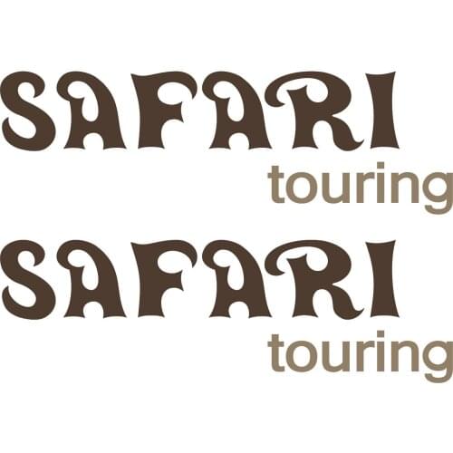 For 2 x SAFARI touring ci WILK aufkleber sticker wohnmobil camper wohnwagen caravan Car Styling