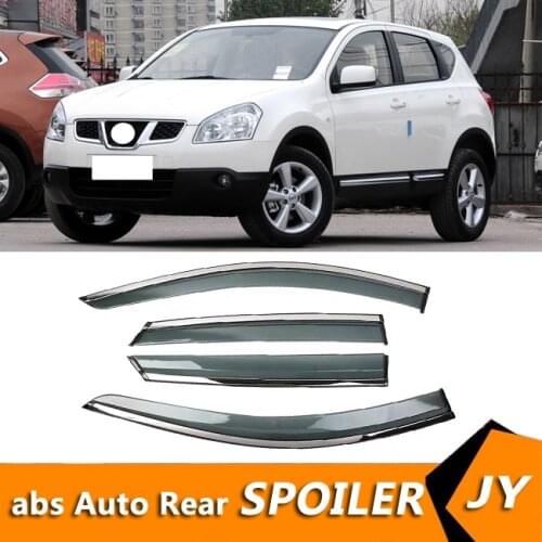 For Nissan Qashqai 2008-2015 QashqaiWindow Visor Vent Shades Sun Rain Deflector Guard For s Auto Accessories 4PCS/SET