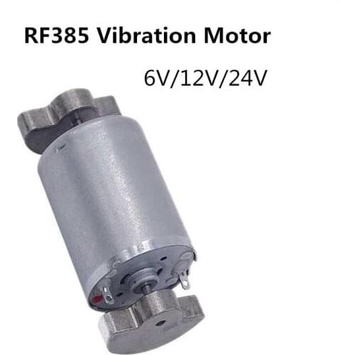 RF385 double head vibrating motor massage vibration motor Massage chair miniature DC vibration motor 6V/12V/24V