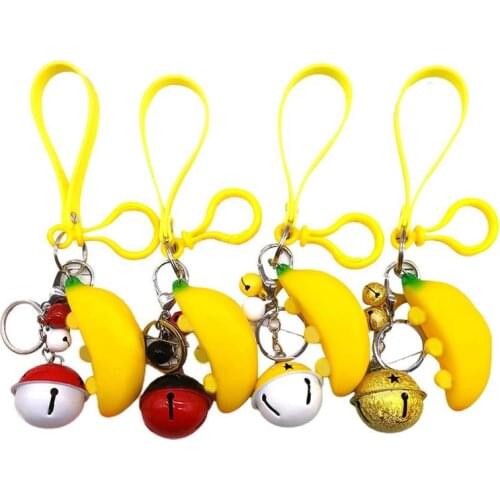 Banana Squeeze Toy Can Squeeze Soft Banana Keychain Sensory Toy For Adults Children Decompression Trouble Rebound Squeeze Toy