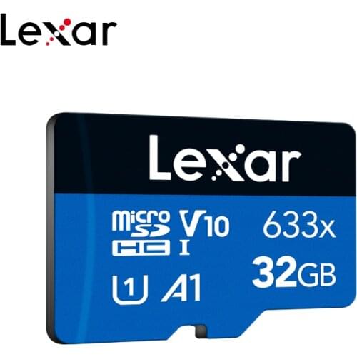 100% Original Lexar Memory Card 633x High Speed 95MB/s 32GB A1 Class 10 UHS-I 64GB 128GB Micro SD Card V30 U3 TF Card