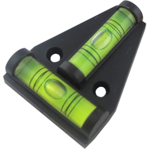 Mini Spirit T Level plastic measuring Vertical and horizontal adjuster Trailer Motorhome Boat Accessories