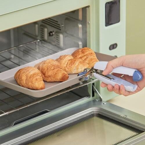 Non-Slip Stainless Steel Tongs Bowl Kitchen Anti-Scalding Set Clamps Gripper Dish Pan Clip For Household Kitchen Accessories