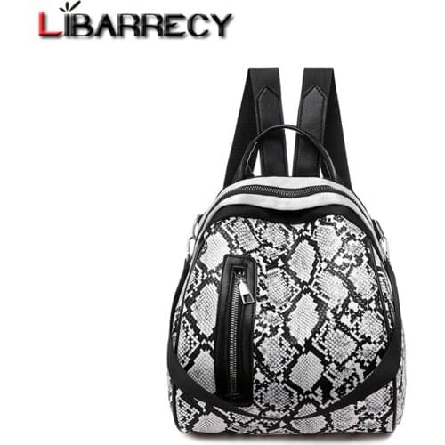 New Serpentine Shoulder Bags Fashion Luxury Designer Backpack 2021 High Quality Leather Backpack Multifunctional Travel Bags
