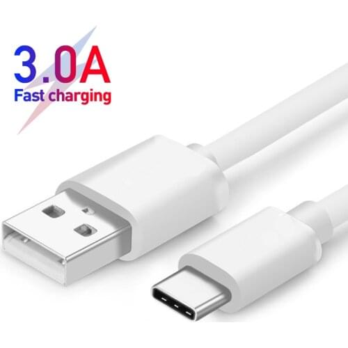 Original Type C USB C Charger Cable 0.2M/1M/2M/3M 3A Fast Charging Cord For Xiaomi Mi 9 10 11 Pro 10 Lite Redmi Note 9S 8 9 Pro