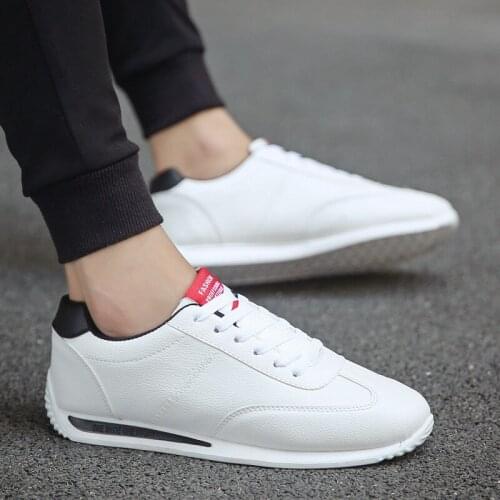 Autumn Men Sneakers Fashion Men Casual Shoes Leather Breathable Man Shoes Lightweight Male Shoes Tenis Zapatos Krasovki S8-29