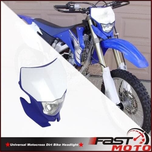 Motocross Dual Sport MX Enduro Headlight Head Light Front Lamp Lighting for Yamaha WR TTR YZ FX TE FE TC EXC XCF KXF 85-530