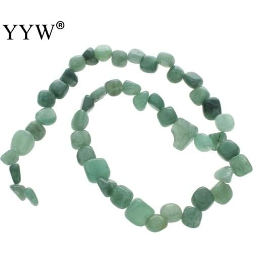 Semi-precious Nuggets Natural Beads Green Aventurine DIY Jewelry Findings Beads 8-13mm Freeform Shape Gem stone Chip Loose Beads