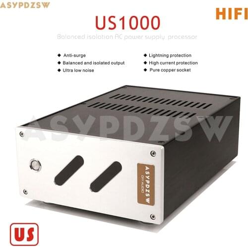 PT-1000 HIFI Toroidal balanced isolation transformer 1000W US socket AC Power supply processor