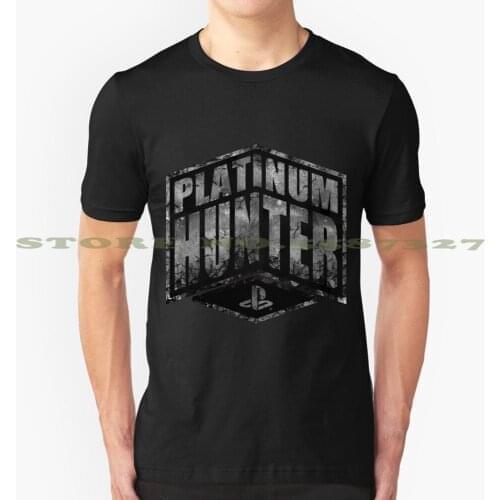 Platinum Hunter Summer Funny T Shirt For Men Women Playstation Ps4 Trophy Hunter Achievement Hunter Trophies Platinum For The