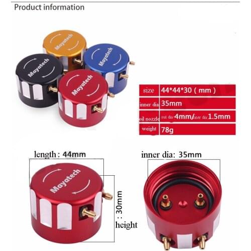 1Set high quality CNC oil drum recycling cover with filter for RC model methanol / gasoline engine