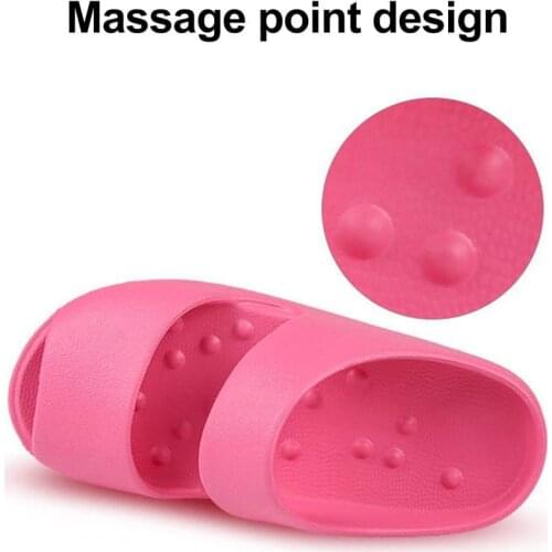 1 Pair EVA Non-Slip Swing Slippers Wedge Sandals Sports Fitness Massage Shoes Massage Shoes