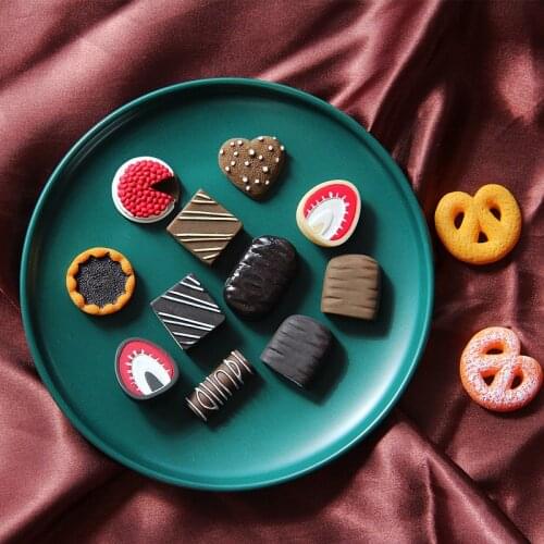 10Pcs Simulation Chocolate Dessert Flatback Resin Cabochon Accessories DIY Phone Case Decor Craft Embellishments Scrapbooking