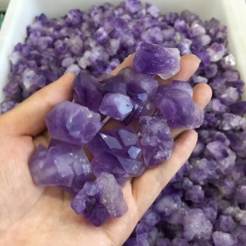 100g Natural Amethyst Skeletal Quartz Point Crystal Cluster Healing Specimen