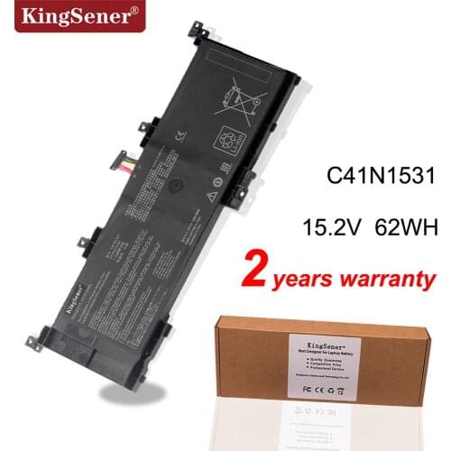 Kingseenr C41N1531 Laptop Battery For ROG Strix GL502V GL502VT GL502VS-1A GL502VY-DS71 GL502VY GL502VT-1B GL502V 15.2V 62WH