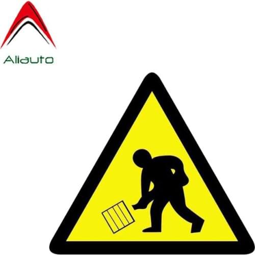 Aliauto warning Car Sticker Danger High Pressure Water Jetting In Progress accessories PVC Decal for hyundai solaris,13cm*11cm