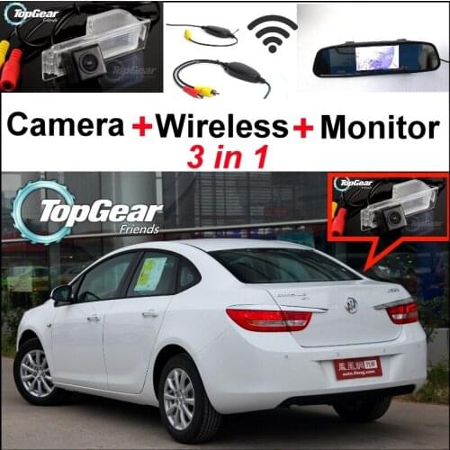 For Buick For Excelle GT / Verano 3 in 1 Special WiFi Camera + Wireless Receiver + Mirror Monitor Rear View Parking System