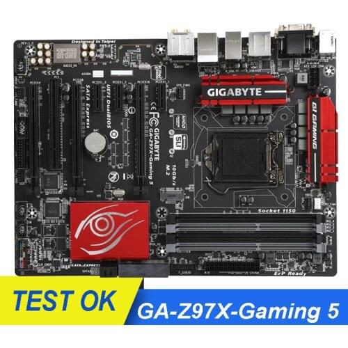 For Gigabyte GA-Z97X-Gaming 5 Original Used Motherboard LGA 1150 DDR3 Z97X-Gaming 5 USB3.0 32GB Z97 Desktop Mainboard