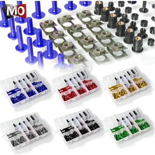 For HONDA CB750 CB750F SUPER SPORT CBF1000/A CBF 125 500 600 CBR1000F SC24 Motorcy Accessorie Fairing Bolt Screw Fastener Nuts