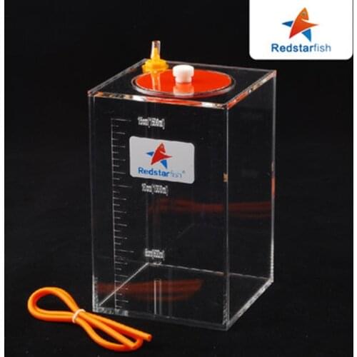 Red Starfish Dosing Pump Scale Liquid Storage Bucket With Scale 1.5L/2.5L/4.5L Liters High Quality Acrylic made Reef