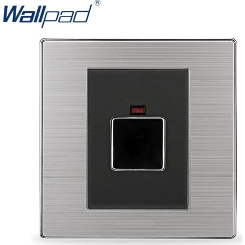 2019 Hot Sale Wallpad Luxury Touch Time Delay Wall Light Switch Stain Metal Panel Delay Time : 45 Sec